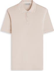 Bugatchi Tipped Pima Cotton Piqué Polo