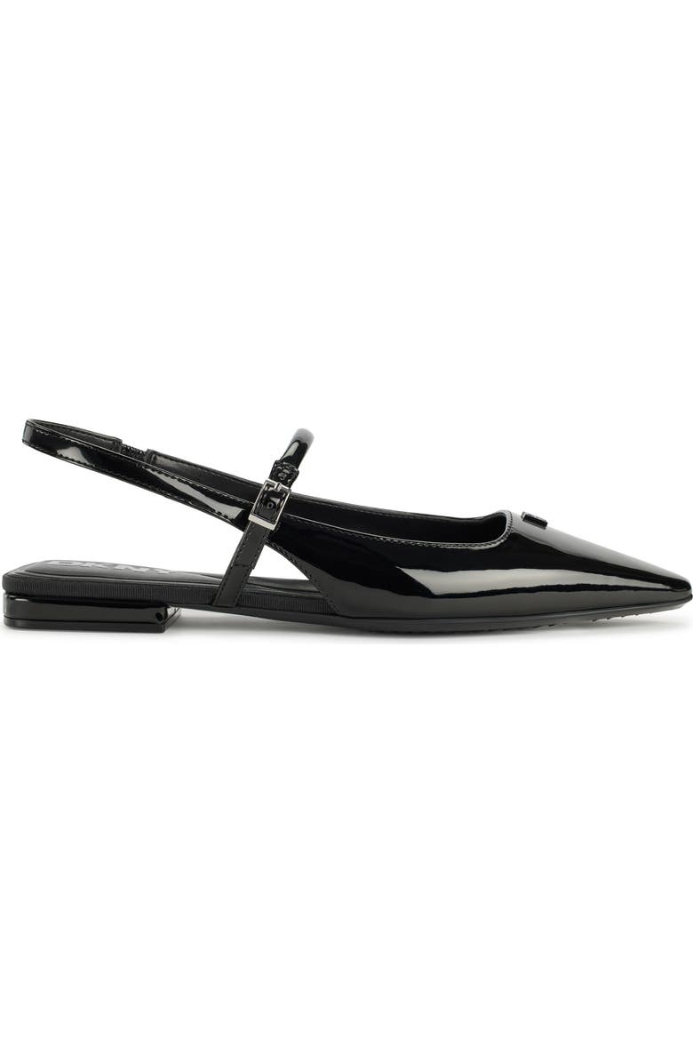 DKNY Cairo Slingback Flat, Alternate, color, Black