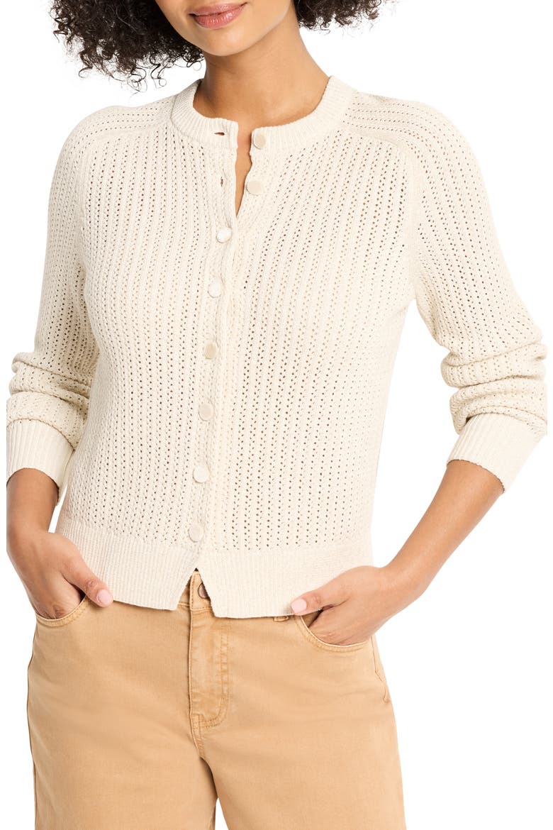 Party Cardy Sparkle Cardigan, Main, color, CLASSIC CREAM
