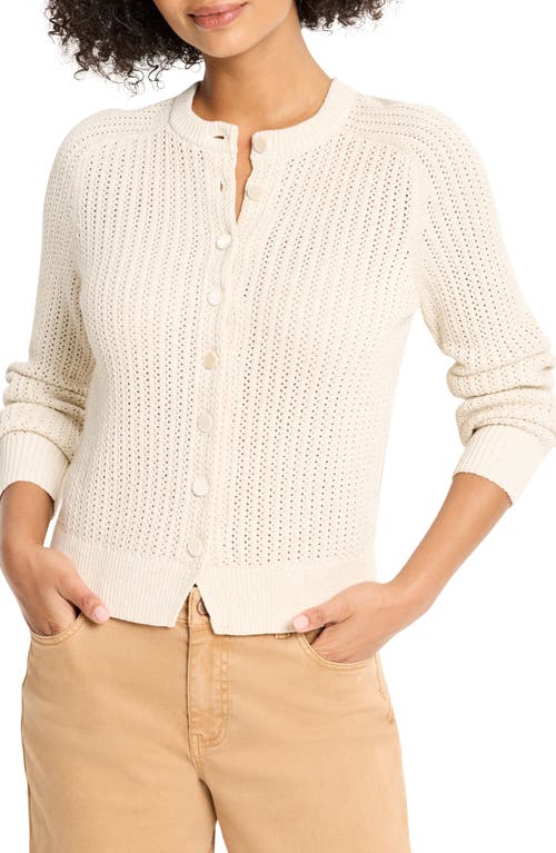 Nic + Zoe Nic+zoe Party Cardy Sparkle Cardigan In White