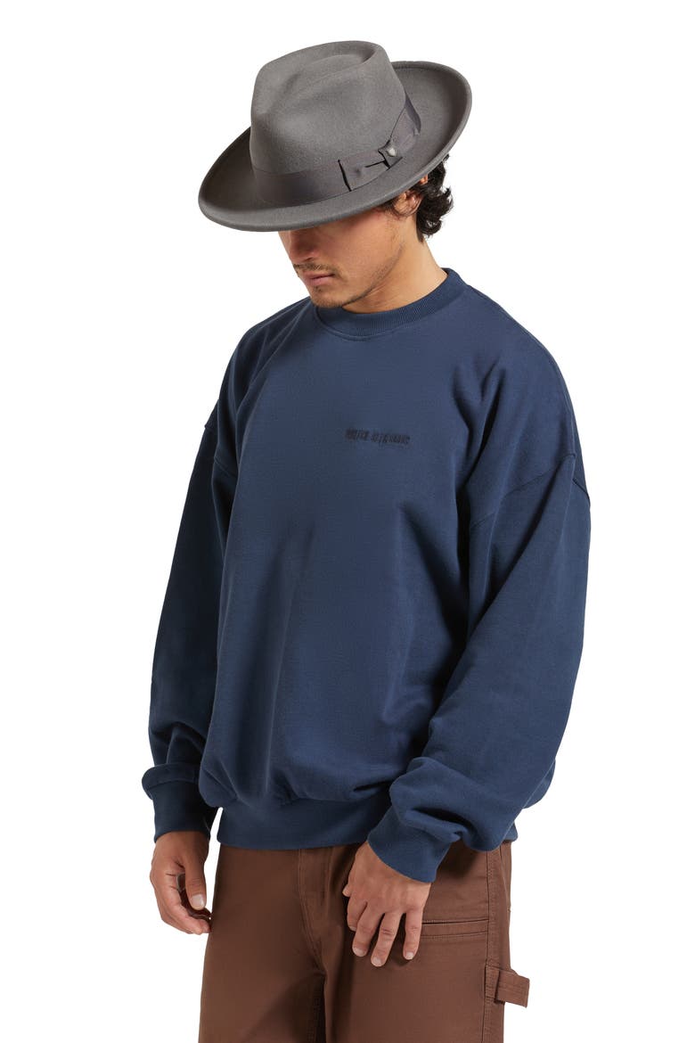 Swindle Wool Fedora, Alternate, color, GREY/ GREY
