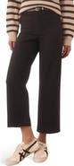 Marine Layer Bridget Cotton High Waist Wide Leg Crop Pants
