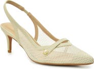 Nicole Miller Mesh Slingback Pump