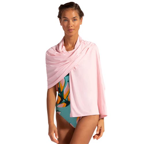 Bloquv Blanket Wrap For Sun And Uv Protection In Tickle Me Pink