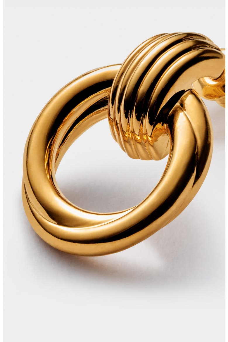 Demi Oversized Stud Earrings, Alternate, color, Gold