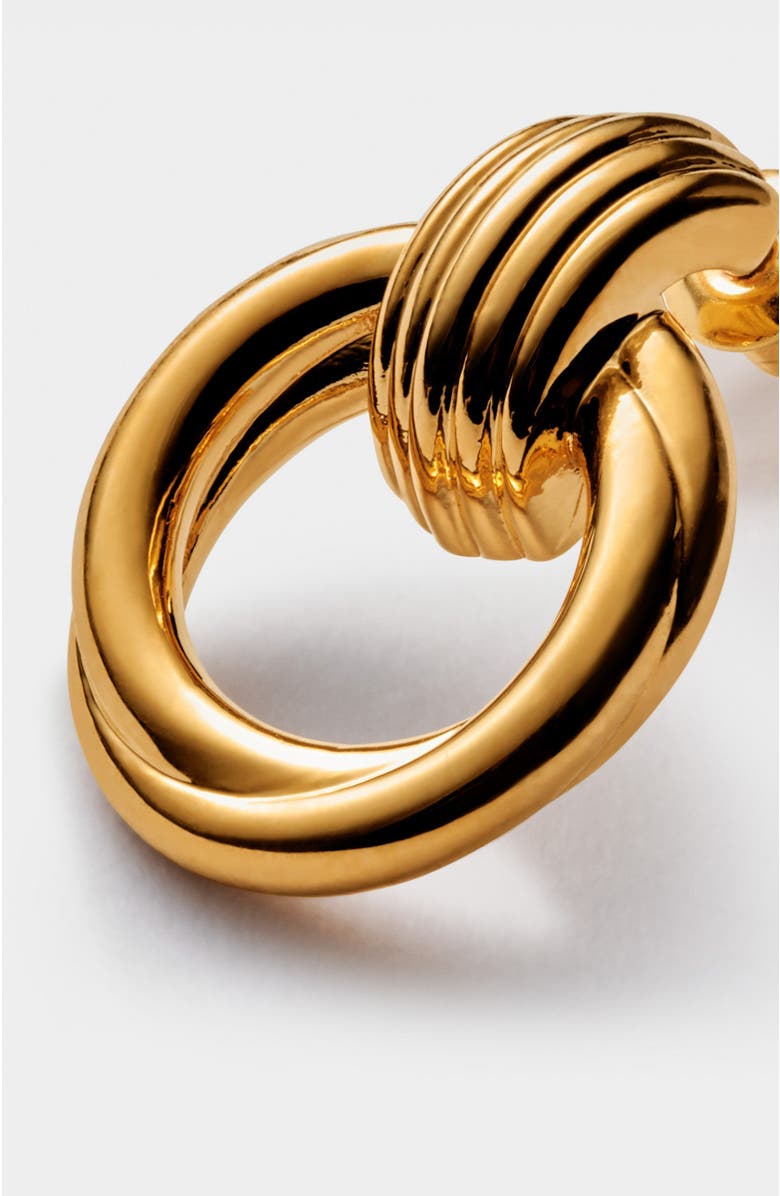 Katie Loxton Demi Oversized Stud Earrings, Alternate, color, Gold Coated