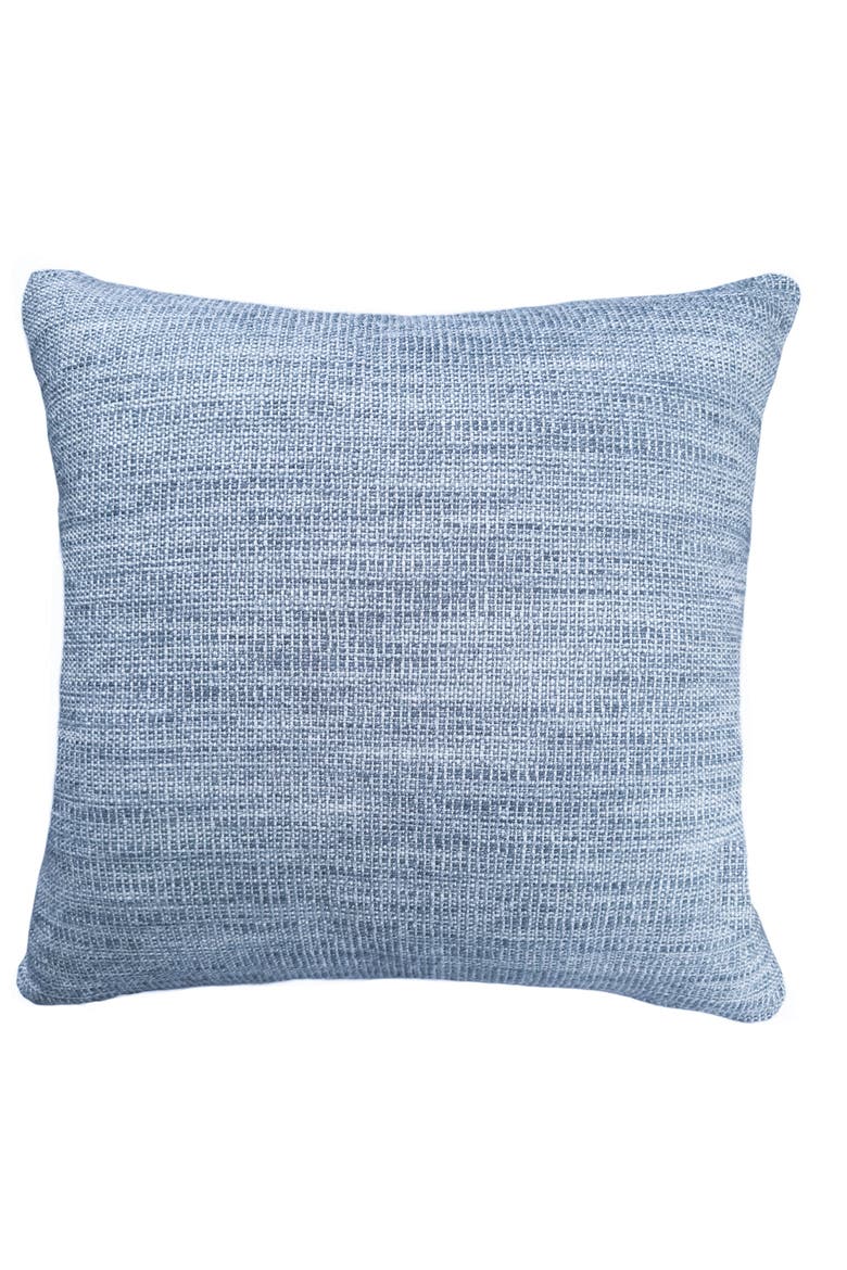 Seaside Smooth Indoor Outdoor Pillow, Main, color, Indigo