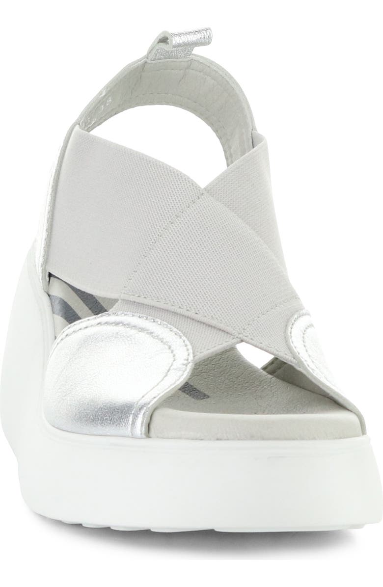 Fly London Daif Platform Wedge Sandal, Alternate, color, 003 Silver