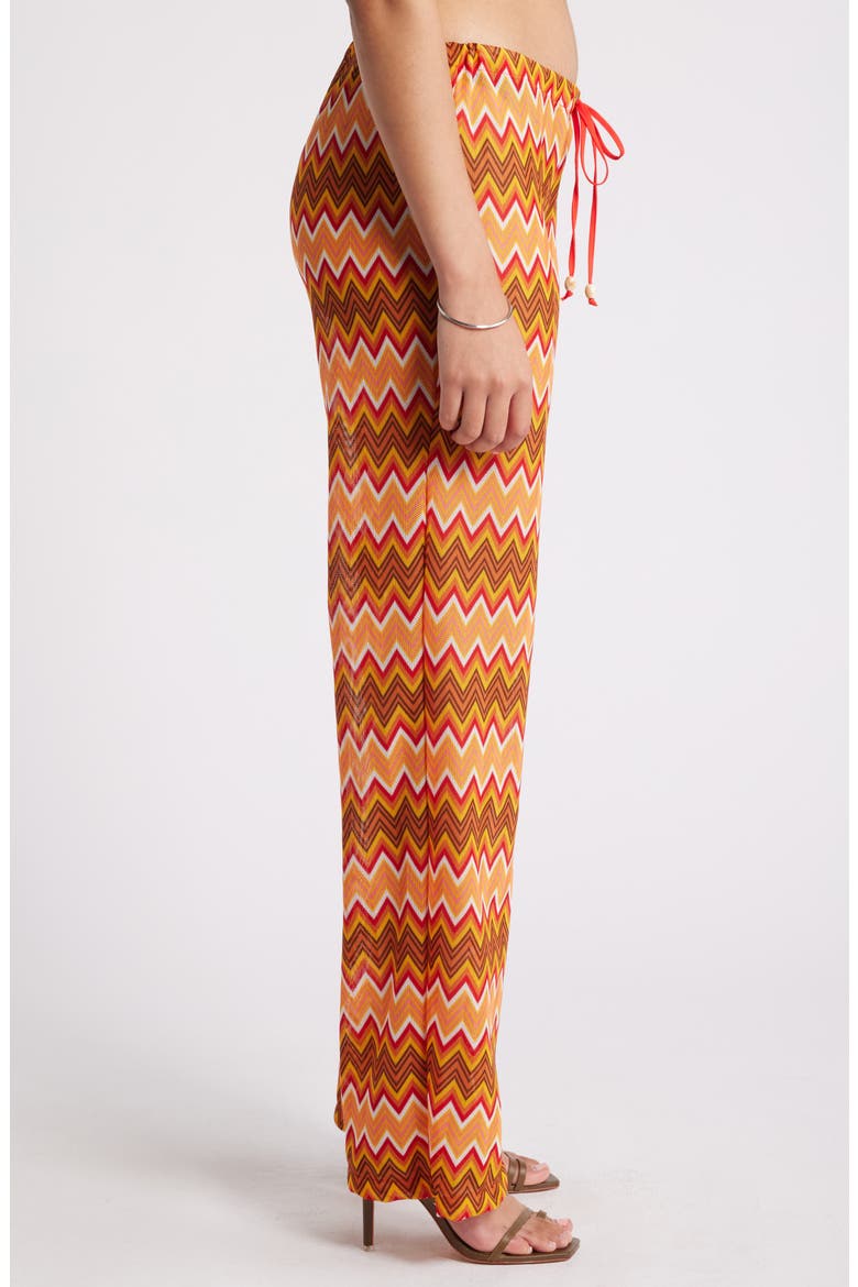 Chevron Knit Drawstring Pants, Alternate, color, MULTI COLOUR