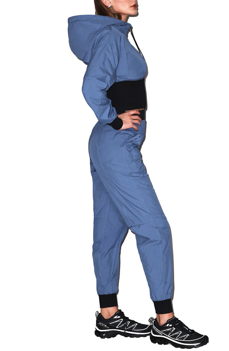 Fleur Du Mal Warm Up Track Pant, Alternate, color, Storm Blue