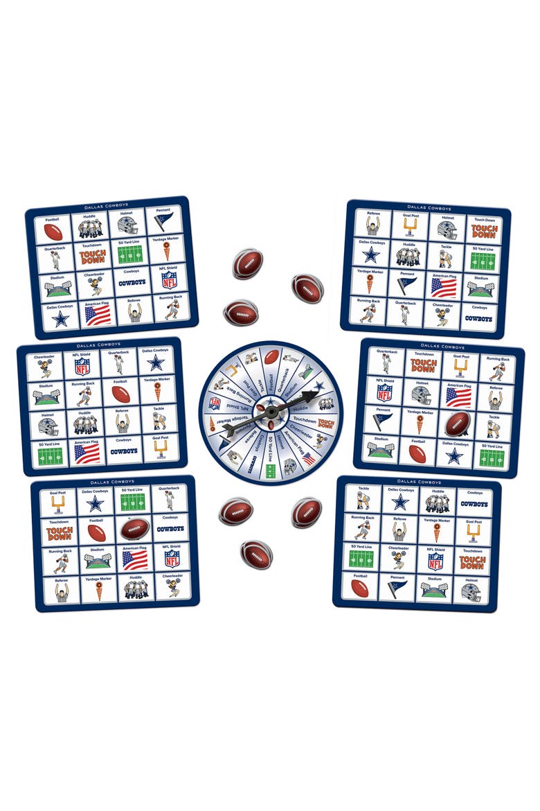 Dallas Cowboys NFL Bingo Game, Alternate, color, Multicolor