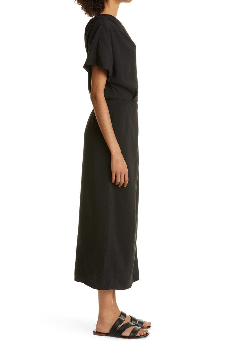 Vince One-Shoulder Cascade Drape Dress, Alternate, color,