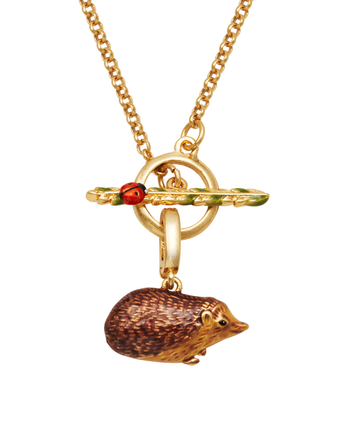 Ladybird & Hedgehog Toggle Necklace