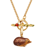 Fable England Ladybird & Hedgehog Toggle Necklace