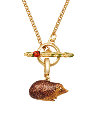 Fable England Ladybird & Hedgehog Toggle Necklace