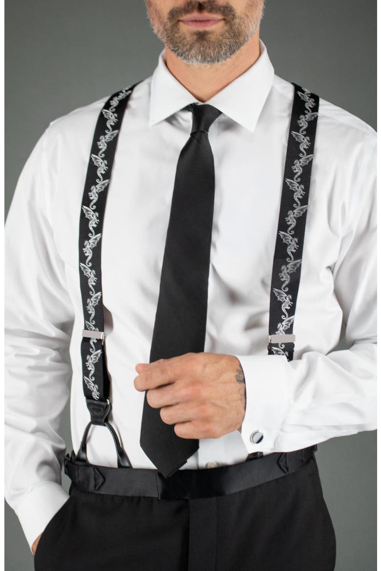 Sutton Sold Silk Tie, Alternate, color, BLACK