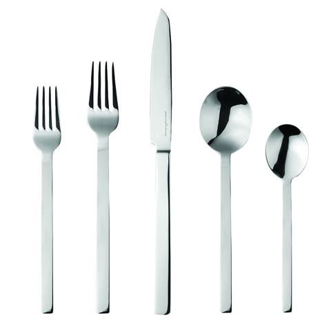 Stile By Pininfarina Flatware Set with Steak Knife - 20 Pieces
