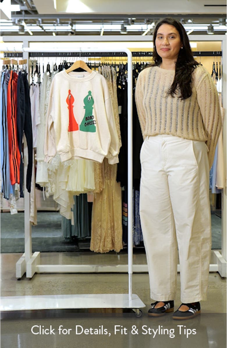 Kids' Checkmate Organic Cotton Sweatshirt, sales video thumbnail