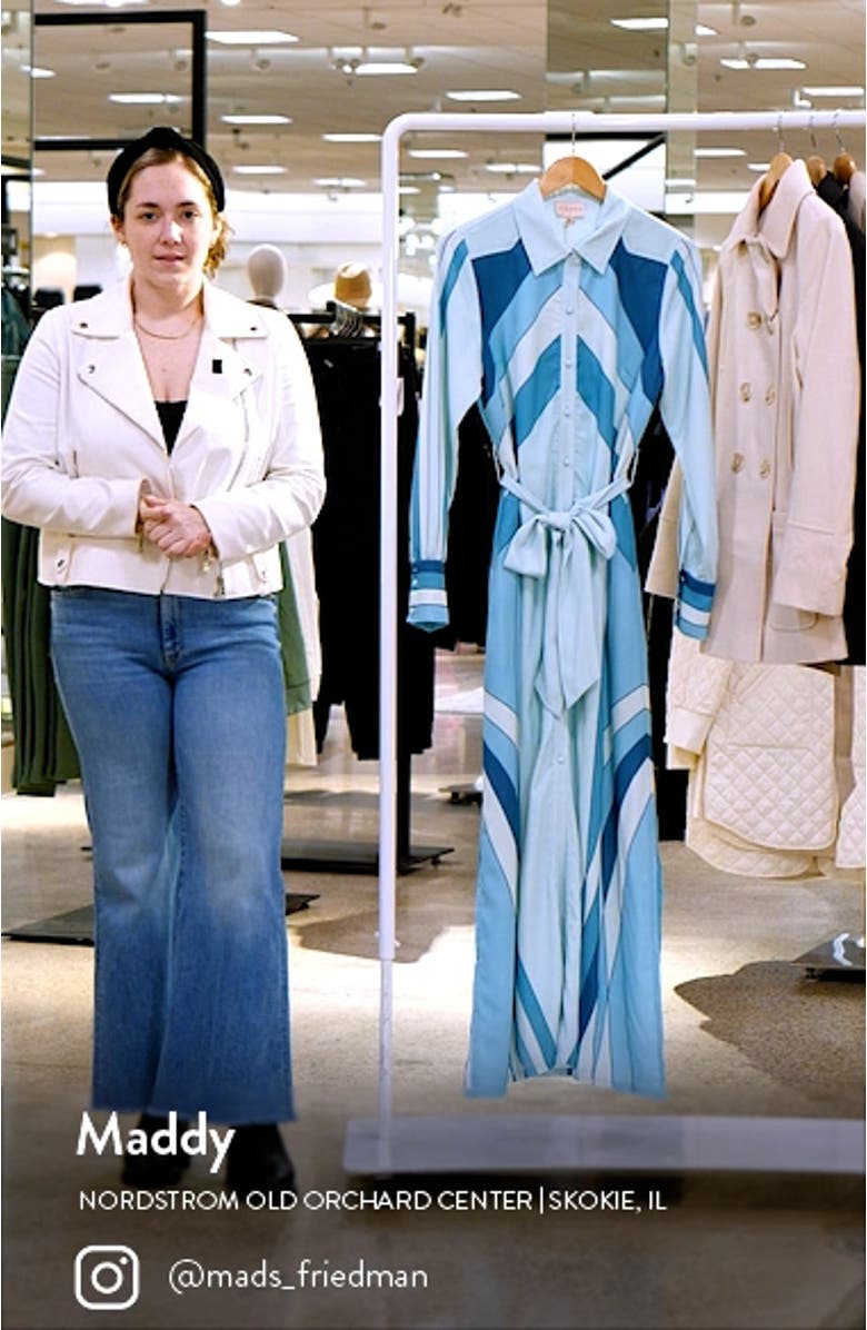 Jynai Long Sleeve Shirtdress, sales video thumbnail