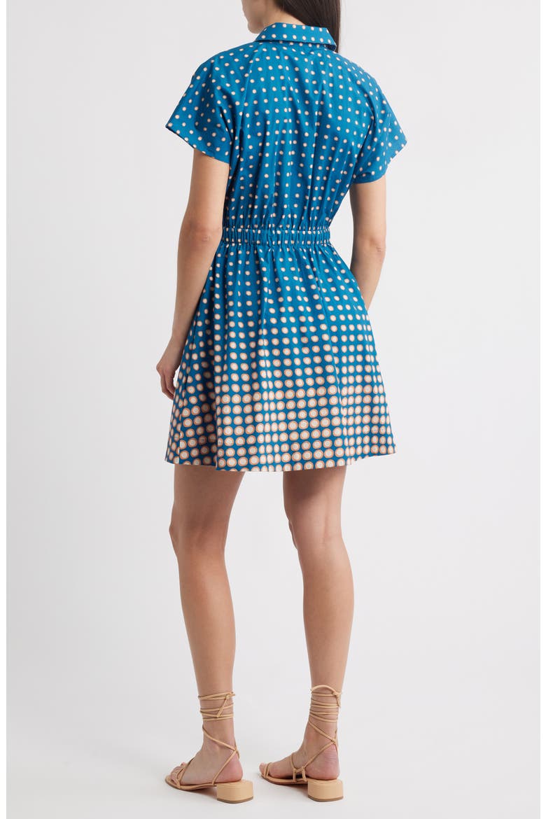 Nicoletta Mini Shirtdress, Alternate, color, MATERA PRINT