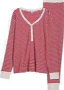 Nordstrom Waffle Stitch Thermal Henley Pajamas