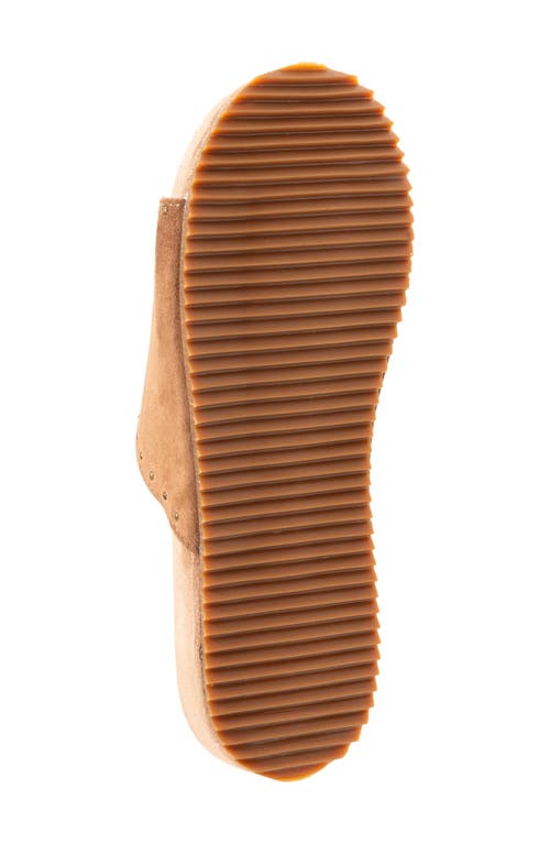 Revitalign Sofia Stud Slide Sandal In Brown