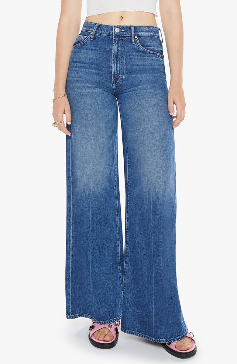 MOTHER The Undercover Sneak Wide Leg Jeans, Main, color,