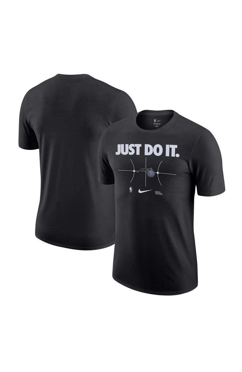 Nike Men's Nike Black Orlando Magic Just Do It T-Shirt, Main, color, Black