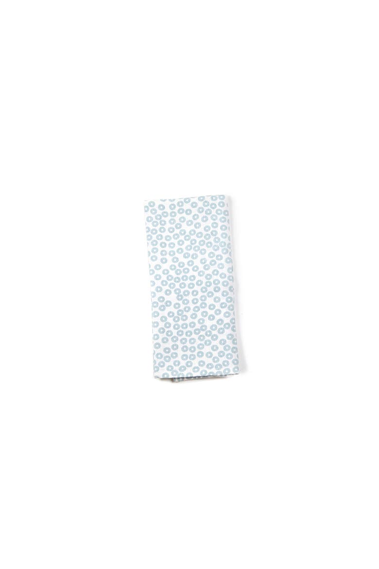 Iris Blue Pip Large Hand Towel, Main, color, Blue