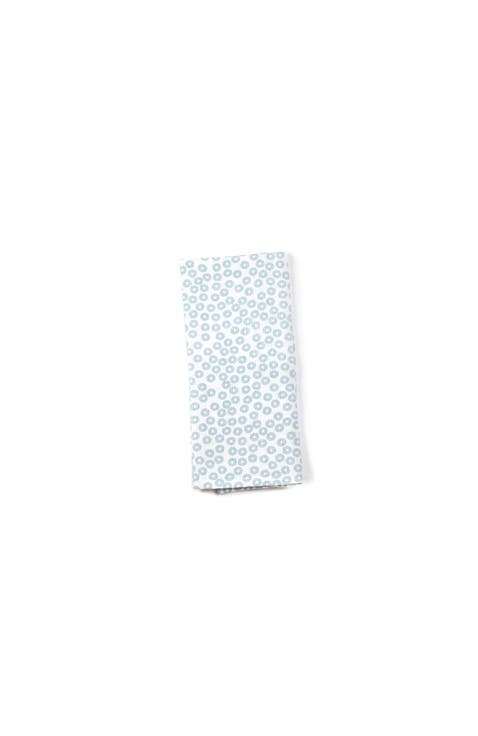 Iris Blue Pip Large Hand Towel