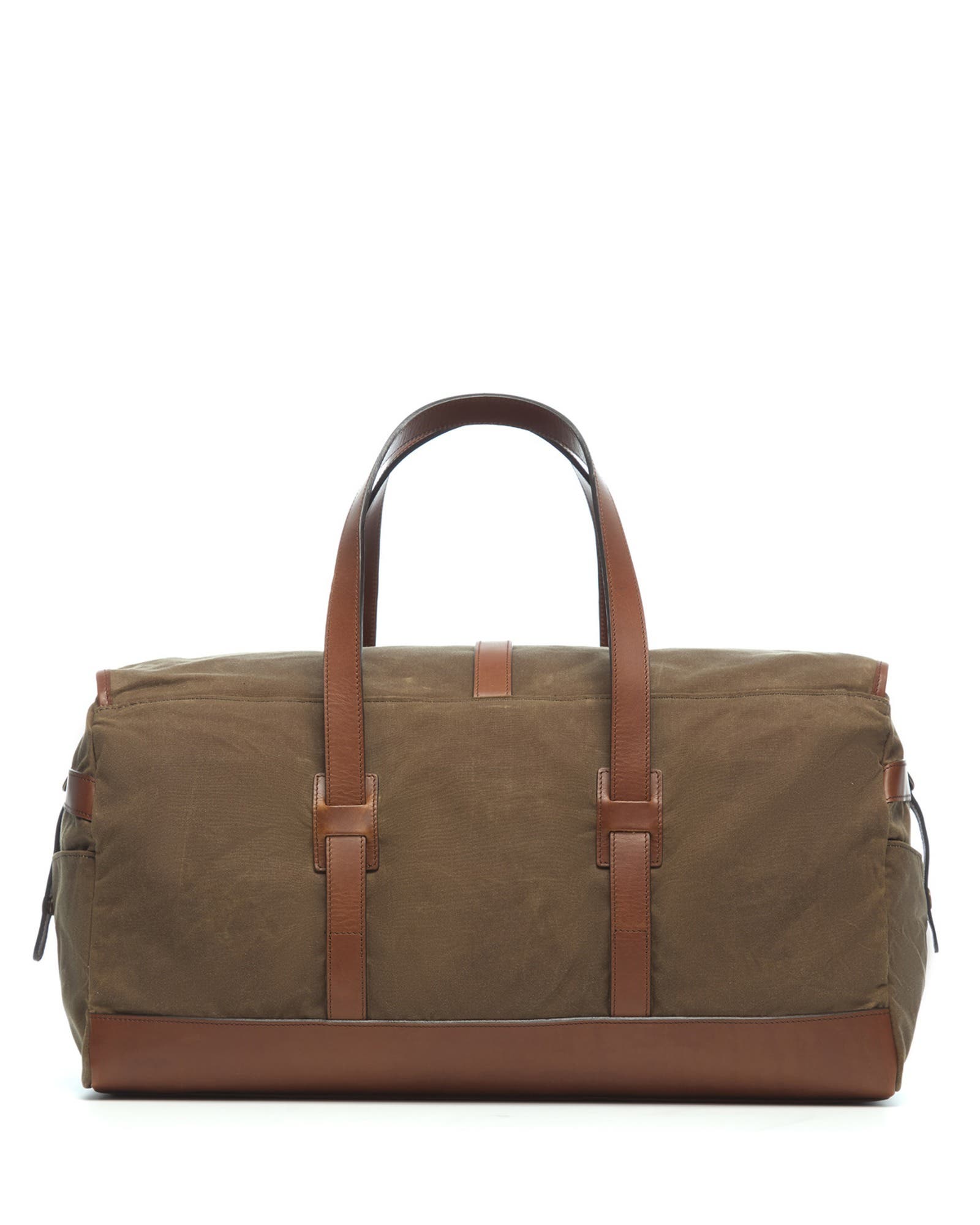 Flynn 20" Waxed Canvas Weekender, Alternate, color, Olive
