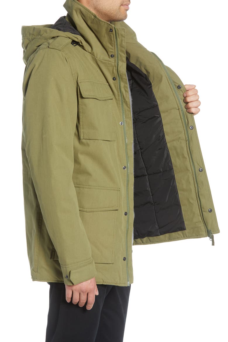The Radar Waterproof Field Jacket, Alternate, color, LODEN