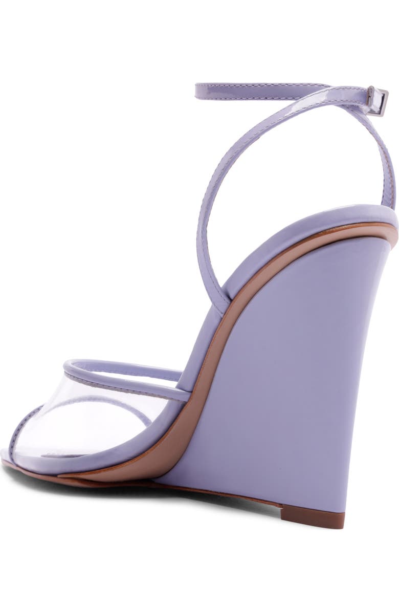 Schutz Elodie Ankle Strap Wedge Sandal, Alternate, color, Lavander Sky