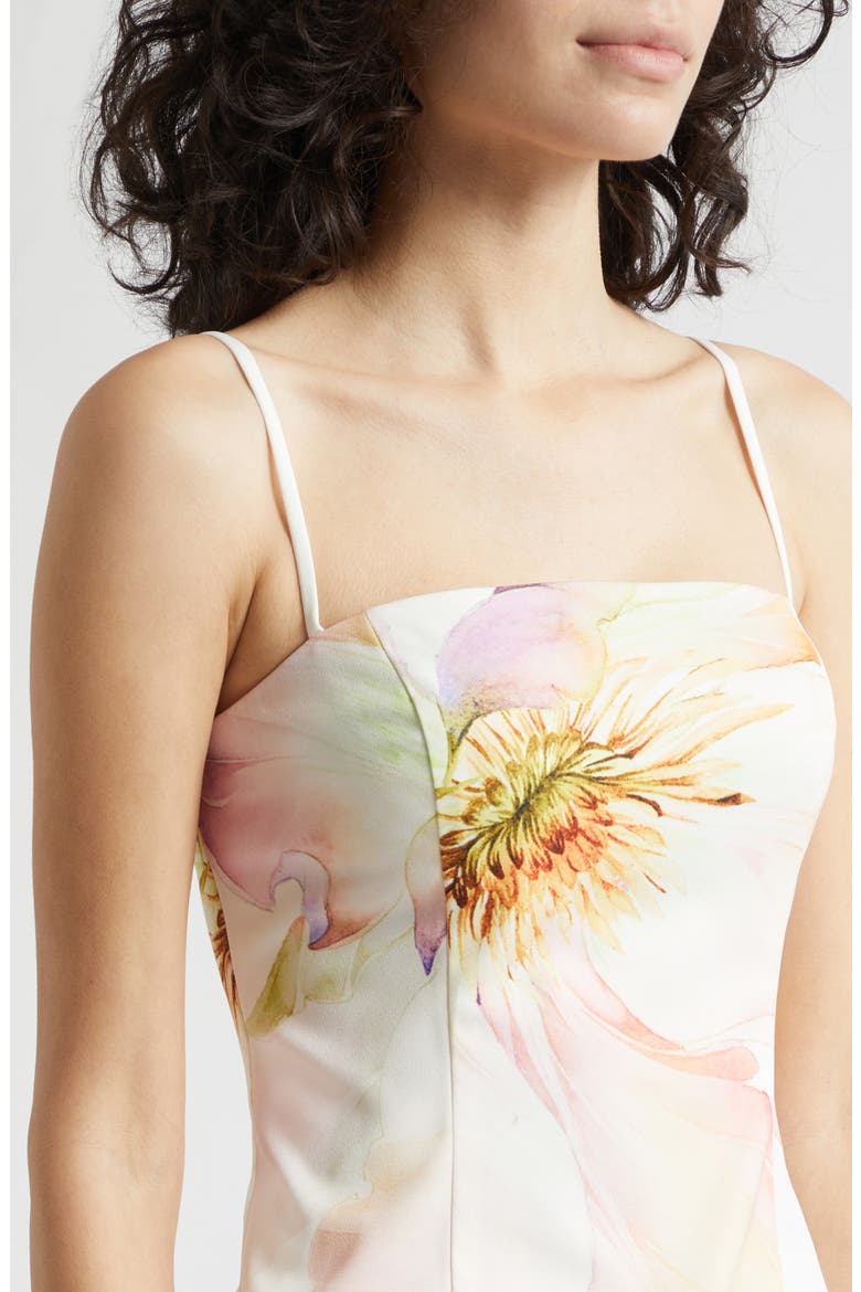 Claudelle Floral Square Neck Camisole, Alternate, color, WATERCOLOR FLORAL