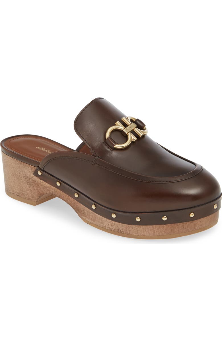 FERRAGAMO Salvatore Ferragamo Cleome Double Gancio Platform Clog, Main, color,