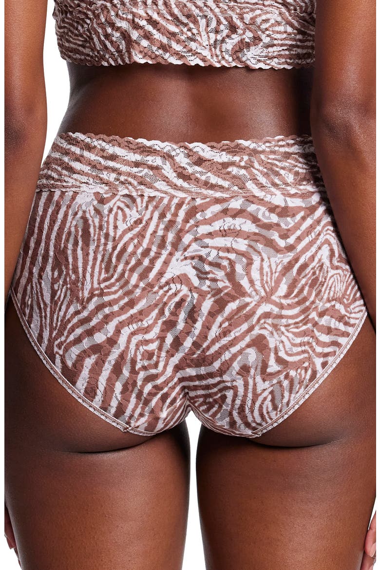 Print Lace Briefs, Alternate, color, HIDE AND SEEK