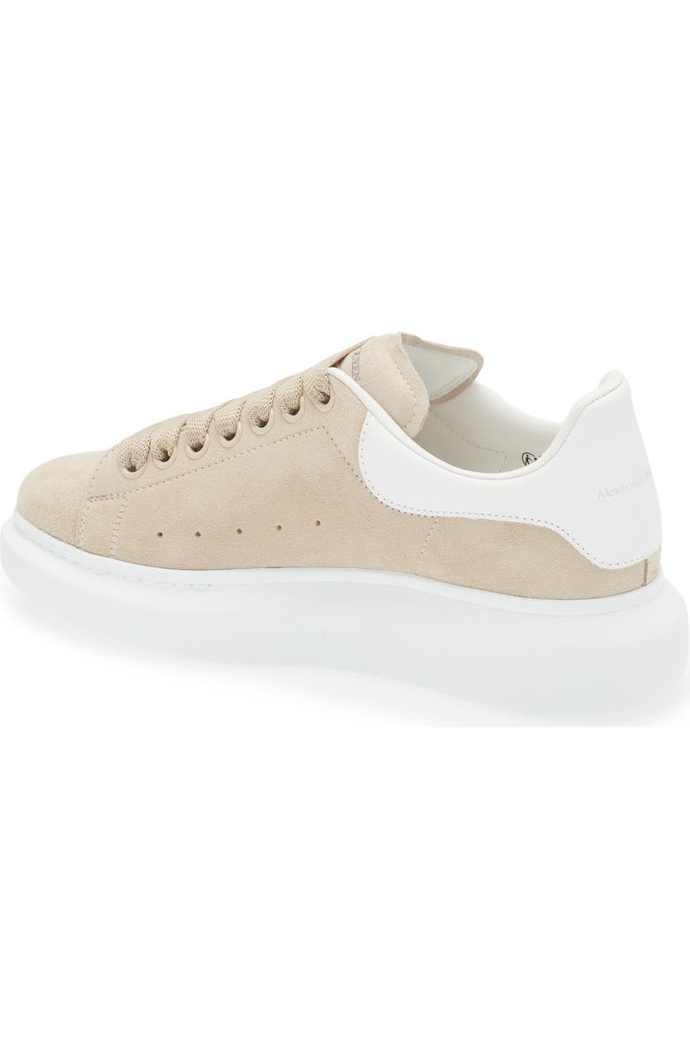 McQueen Oversized Sneaker, Alternate, color, Light Sand/ White