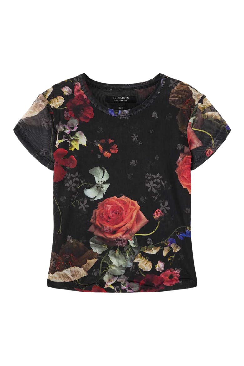 Ellie Mesh T-Shirt, Alternate, color, HAZE BLACK