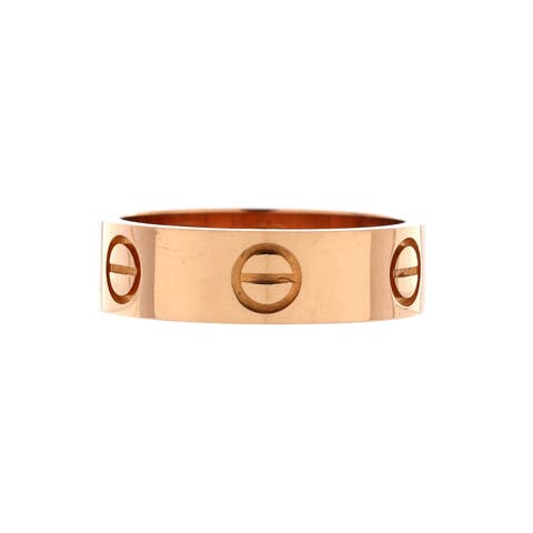 Love Band Ring 18K Rose Gold