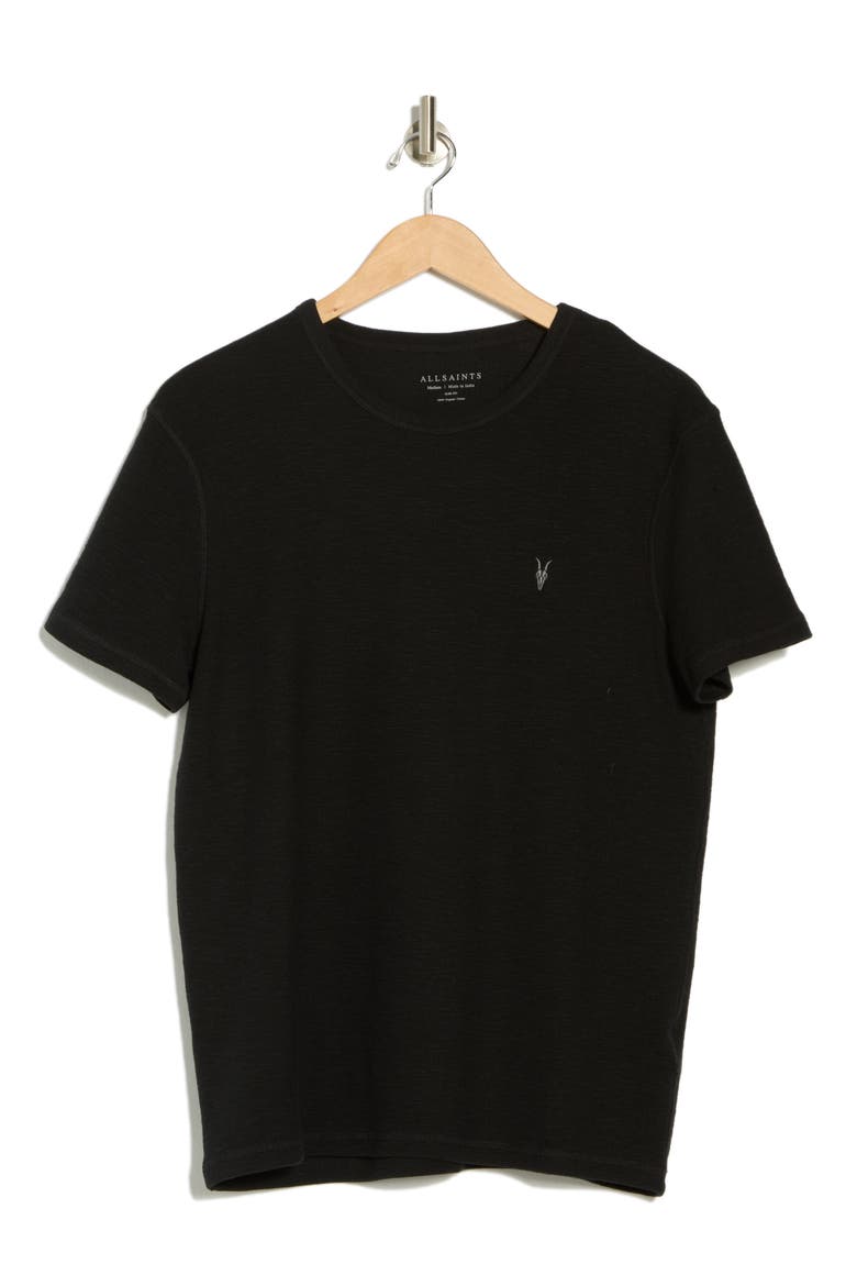 Esum Cotton T-Shirt, Alternate, color, JET BLACK