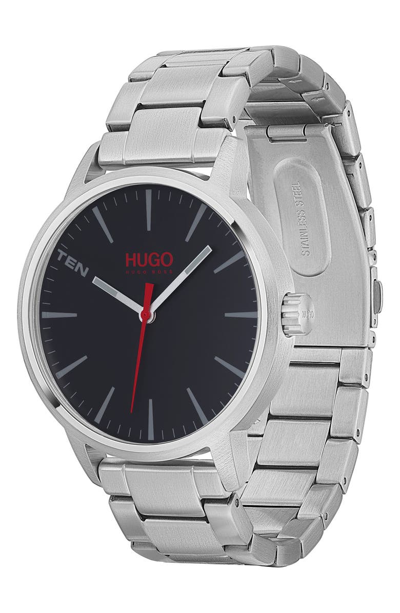 BOSS HUGO Stand Bracelet Watch, 42mm, Alternate, color,