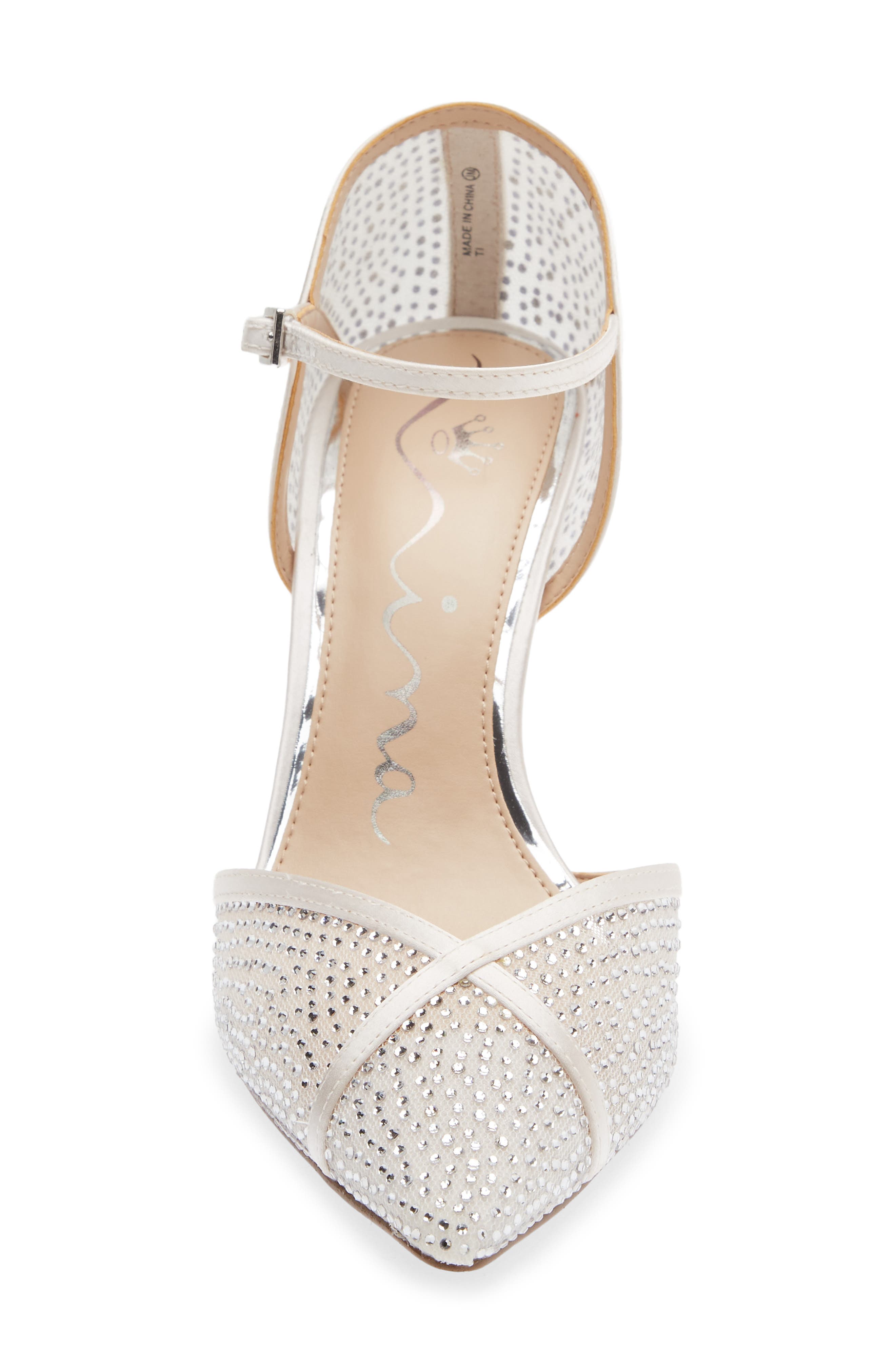 Nevara Pointed Toe Pump, Alternate, color, IVORY