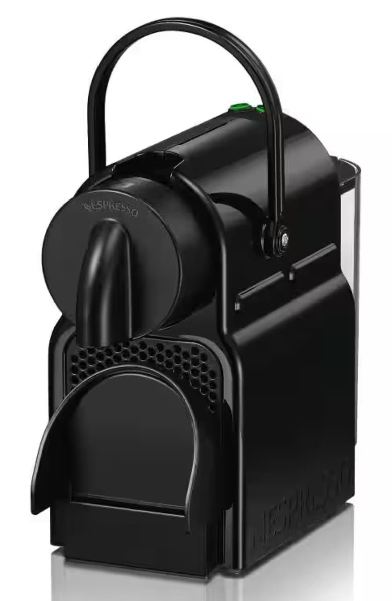 Nespresso Inissia Coffee Machine & Aeroccino Frother Set, Alternate, color, Black