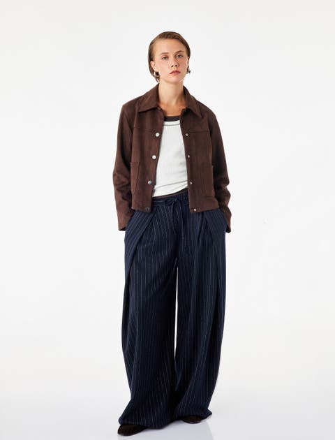 Striped Palazzo Pants
