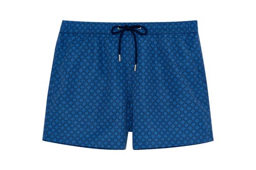 Hom Hendaye Beach Boxer In Blue Print