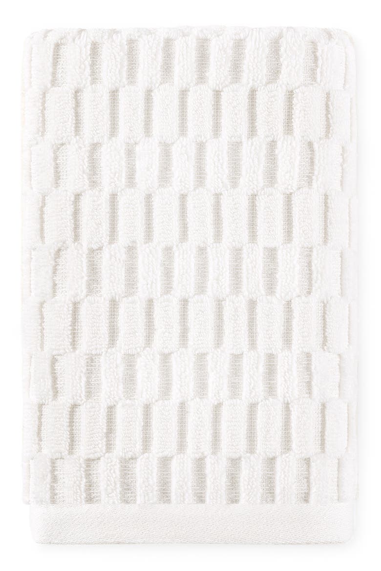 Metro Tile 4-Piece Bath & Hand Towel Set, Main, color, WHITE