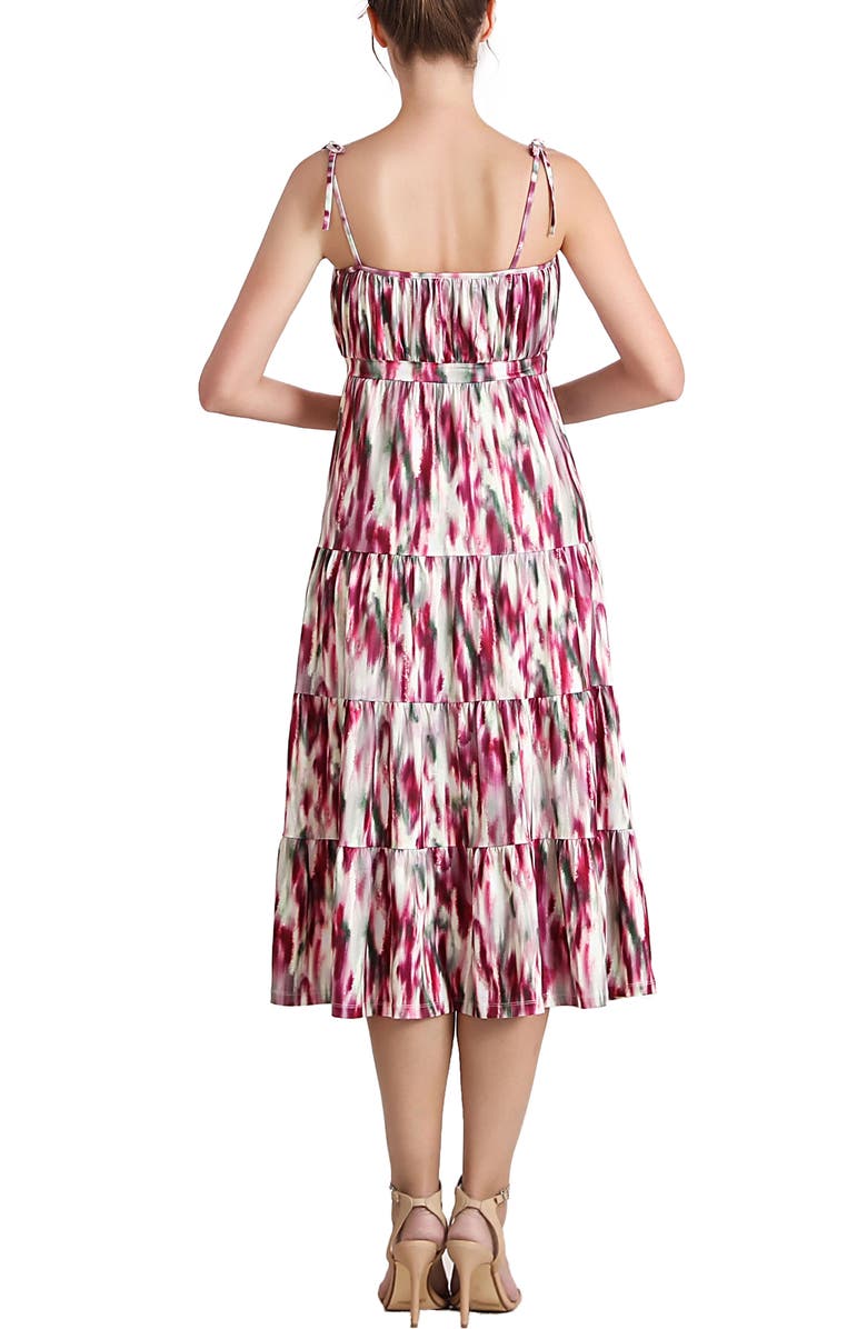 Kimi & Kai Adia Ruffle Maternity Jersey Sundress, Alternate, color, Multicolored