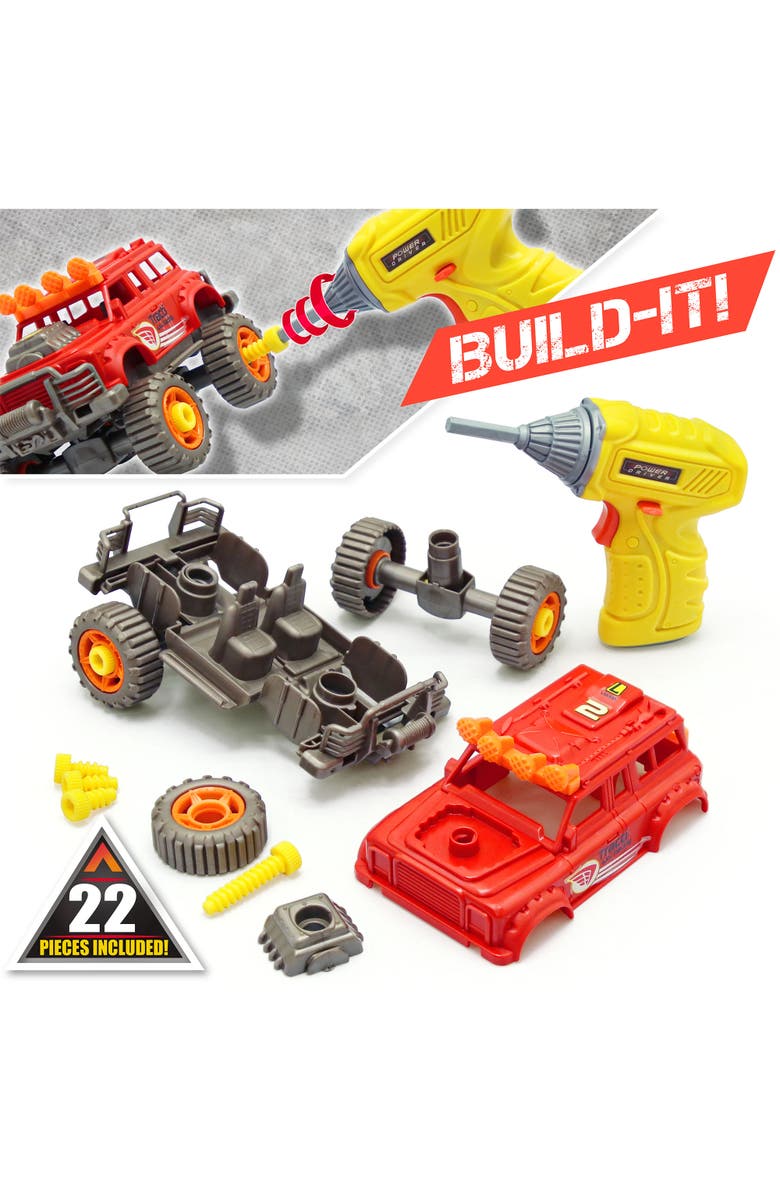 Lanard Workman Off Road Build a Kit Toy, Alternate, color, Multicolored