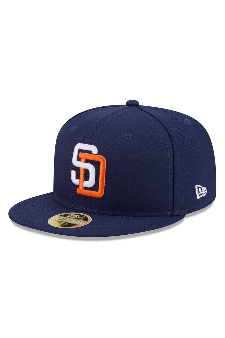 Men's New Era Navy San Diego Padres 2026 Baseball Hall of Fame 59FIFTY Fitted Hat, Alternate, color, Navy