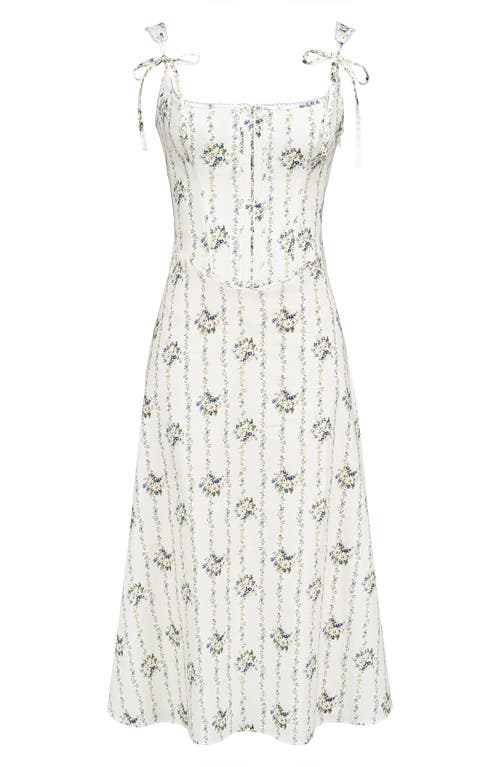 House Of Cb Dionne Corset Midi Sundress